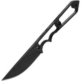 TOPS Street Spike STS-01 Tactical Knife 2.75in Traction-Coated 1095HC Blade Skeletonized Handle Kydex Sheath Urban EDC by Black Country Outdoor