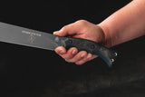 TOPS Storm Vector SVEC02 Tactical Survival Knife - Full Tang 12.63in 1095HC Blade With G10 Liners And Kydex Sheath by TOPS