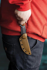 TOPS Shadow Hunter Knife SWHR01 - Full Tang Cerakote Blade For Outdoors Survivalists by TOPS