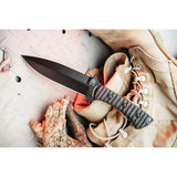 TOPS Szabo Express Single Edge SZEX-01 - Compact Fixed Blade By Laci Szabo For Outdoors And Collectors by TOPS