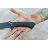 TOPS Szabo Express Single Edge SZEX-01 - Compact Fixed Blade By Laci Szabo For Outdoors And Collectors by TOPS