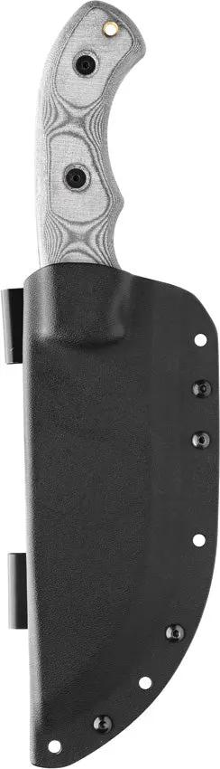 TOPS Tom Brown Tracker Knife Full Tang 1095 Blade Black Micarta Handle Kydex Sheath For Survivalists by Black Country Outdoor