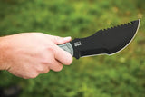 TOPS Tom Brown Tracker Knife Full Tang 1095 Blade Black Micarta Handle Kydex Sheath For Survivalists by Black Country Outdoor
