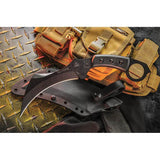 TOPS Tac Tops Karambit TAC 01 Tactical Knife - 1095HC Steel, Full Tang, Glass Breaker by TOPS
