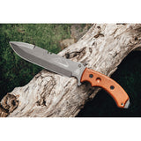 TOPS Tahoma Field Knife TAHO-03 - Cerakote 1095HC Blade, Full Tang, Canvas Micarta Handle by TOPS