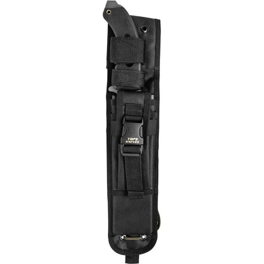 TOPS Tahoma Field Knife - Survival Ready 1095HC Cerakote Blade Full Tang Bow Drill Sockets by TOPS