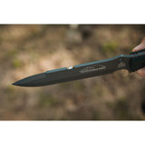 TOPS Tahoma Field Knife - Survival Ready 1095HC Cerakote Blade Full Tang Bow Drill Sockets by TOPS