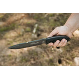 TOPS Tahoma Field Knife - Survival Ready 1095HC Cerakote Blade Full Tang Bow Drill Sockets by TOPS