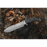 TOPS Tahoma Field Knife - Survival Ready 1095HC Cerakote Blade Full Tang Bow Drill Sockets by TOPS