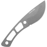 TOPS Backup Knife TBKP02 5 Inch Tungsten Cerakote Blade One Piece Skeletonized Handle For EDC Survival - Fast Access by TOPS