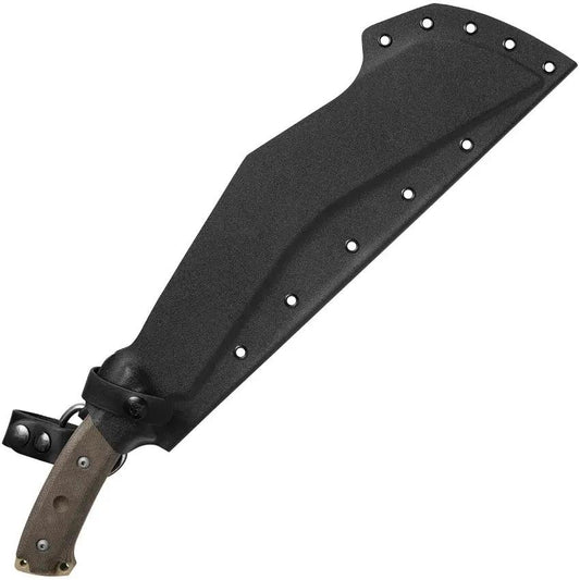 TOPS The Bestia TBST-01 Tactical Knife - 1095HC Full Tang With Canvas Micarta Handle by TOPS