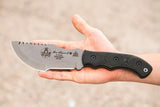 Tops Tom Brown Tracker T3 Knife Sawback 154CM Full Tang For Outdoor Survivalists by Black Country Outdoor