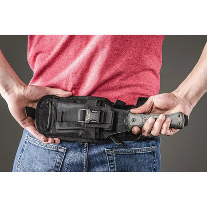 TOPS Tracker Digger 1095HC Survival Knife Full Tang Glass Breaker MOLLE Sheath for Outdoor Bushcraft by Black Country Outdoor