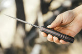 TOPS TEX Creek XL Fixed Blade Knife - Rugged Full Tang 1095HC For Outdoorsmen And Survivalists by TOPS