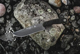 TOPS TEX Creek XL Fixed Blade Knife - Rugged Full Tang 1095HC For Outdoorsmen And Survivalists by TOPS