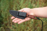 TOPS Lite Trekker Survival Knife Rugged Full Tang 1095 Steel With Kydex Sheath For Outdoor Enthusiasts by Black Country Outdoor