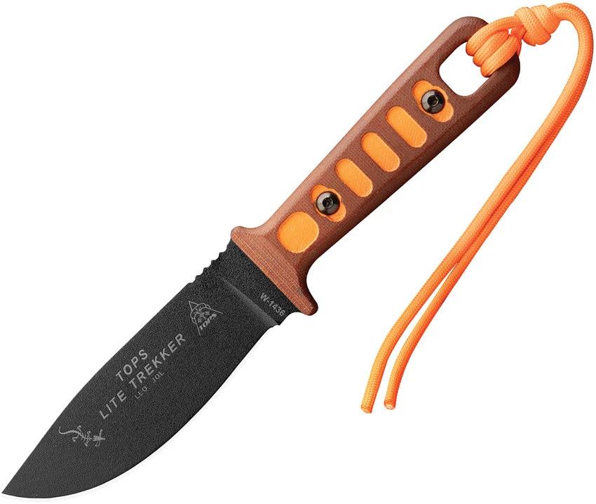 TOPS Lite Trekker Fixed Blade Org TLT-HO by TOPS