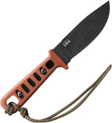 TOPS Lite Trekker Operator Knife Black 4.25 Inch Fixed Blade - Versatile Outdoor Tool for Camping and Hunting by TOPS