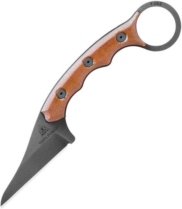 TOPS Poker Fixed Blade TPKR-03 by TOPS