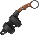 TOPS Poker Fixed Blade Knife TPKR-03 - Acid Rain Finish 1095HC Blade For Outdoors by TOPS