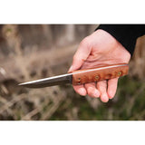 TOPS Tanimboca Puukko Knife 1095HC Full Tang Rugged Bushcraft Outdoor Knife For Hikers And Enthusiasts by Black Country Outdoor
