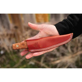 TOPS Tanimboca Puukko Knife 1095HC Full Tang Rugged Bushcraft Outdoor Knife For Hikers And Enthusiasts by Black Country Outdoor