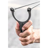 TOPS Sling Shot TSLI-01 - Survival Slingshot With 1095 Steel, Micarta Handle, Leather Sheath by TOPS