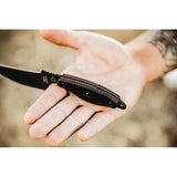 TOPS Unzipper UNZ01 Pikal Knife - Rugged 4.25 Inch 1095HC Fixed Blade For Tactical EDC by TOPS