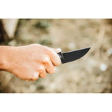 TOPS Unzipper UNZ01 Pikal Knife - Rugged 4.25 Inch 1095HC Fixed Blade For Tactical EDC by TOPS