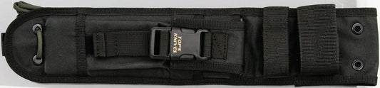 TOPS US Combat Knife Full Tang Rugged 1095 Carbon Blade Partially Serrated with Micarta Handle for Outdoor Survivalists by Black Country Outdoor