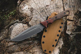 TOPS Viking Tactics Norseman VTAC05 Tactical Knife - Cerakote 1095HC Blade For Outdoor Survival by TOPS