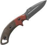 TOPS Viking Tactics Crusader VTAC06 Tactical Knife - Full Tang 9 Inch Blade With Green Tan Micarta Handle Kydex Sheath by TOPS