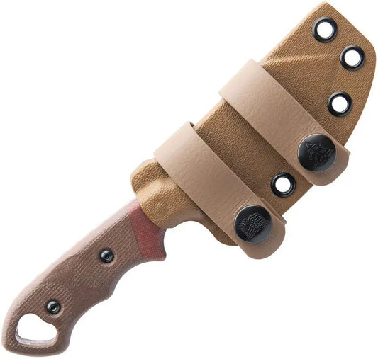 TOPS Viking Tactics Patriot VTAC-07 Tactical Knife - Cerakote 1095HC Blade Full Tang Micarta Handle by TOPS