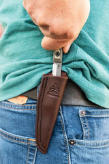 TOPS Wood Nymph Fixed Blade Knife - Compact 2.25-Inch 1095HC Blade Full Tang With G10 Handle For Outdoor Use by TOPS