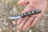 TOPS Wood Nymph Fixed Blade Knife - Compact 2.25-Inch 1095HC Blade Full Tang With G10 Handle For Outdoor Use by TOPS