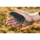 TOPS Wind Runner Knife River Wash 1095HC Full Tang With Kydex Sheath For Outdoor Survivalists by Black Country Outdoor
