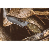 TOPS Wind Runner Knife River Wash 1095HC Full Tang With Kydex Sheath For Outdoor Survivalists by Black Country Outdoor