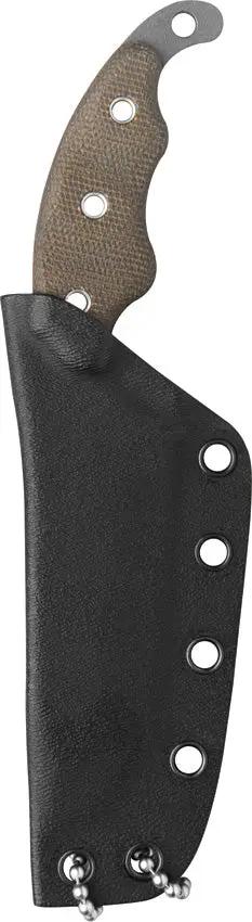 TOPS Wind Runner WDR-02 Neck Knife - 3.5-Inch 1095HC Cerakote Blade With Full Tang And Kydex Sheath by TOPS