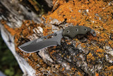 TOPS Wind Runner WDR-02 Neck Knife - 3.5-Inch 1095HC Cerakote Blade With Full Tang And Kydex Sheath by TOPS