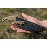 TOPS Wind Runner Combo WDRCMB Fixed Blade Set Black River Wash 1095HC Steel Micarta Handles for Outdoors Kydex Sheath by Black Country Outdoor