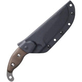 TOPS Wind Runner XL Knife - Elite Tungsten Cerakote 1095HC Full Tang With Green Micarta Handle For Outdoor Enthusiasts by TOPS