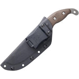 TOPS Wind Runner XL Knife - Elite Tungsten Cerakote 1095HC Full Tang With Green Micarta Handle For Outdoor Enthusiasts by TOPS
