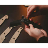 Turq Gear Mantis Fixed Blade - Sleipner Tool Steel Blade With Cerakote Finish And Black G10 Handle by Turq Gear