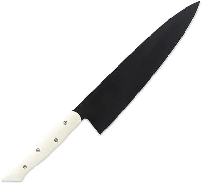 Toor Myers Chef Knife Ivory - 9.5 Inch Black CPM MagnaCut Blade Ivory G10 Full Tang by Toor