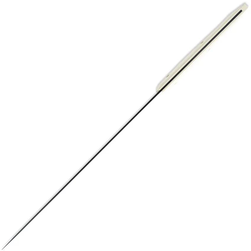 Toor Myers Chef Knife Ivory - 9.5 Inch Black CPM MagnaCut Blade Ivory G10 Full Tang by Toor