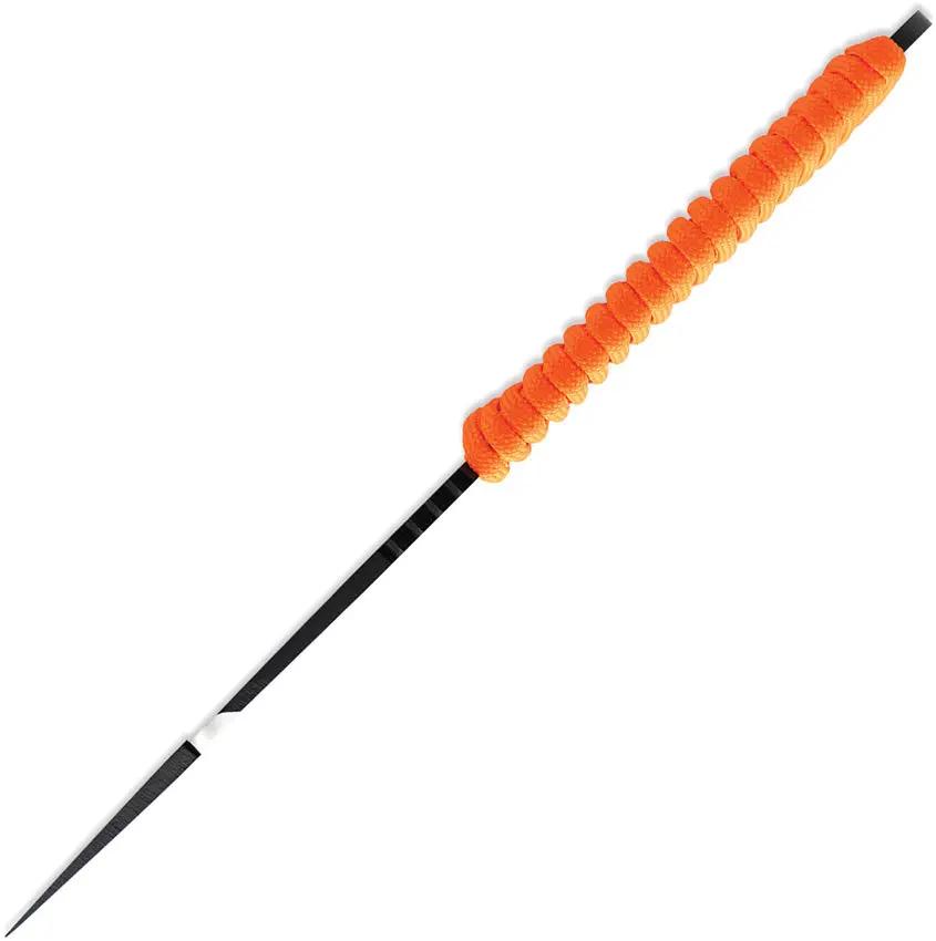 Toor Merlin Gut Hook Blaze - CPM154 Steel Gut Hook Blade With Blaze Orange Cord Wrapped Handle by Toor
