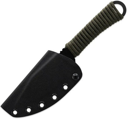 Toor Merlin Gut Hook Woodland Karsumba S Grey - CPM-154 Stainless Gut Hook Blade, Full Tang, Finger Ring by Toor