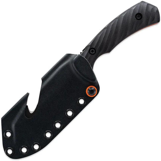 Toor Egress 2.0 Guthook Havoc - Black Oxide Coated CPM Cru-Wear Guthook Blade With G10 Handle Kydex Sheath by Toor