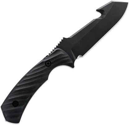 Toor Egress 2.0 Guthook Havoc - Black Oxide Coated CPM Cru-Wear Guthook Blade With G10 Handle Kydex Sheath by Toor