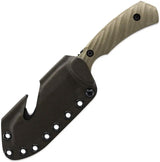 Toor Egress 2.0 Guthook Spitfire Green - CPM Cru-Wear Steel Guthook Blade With Green G10 Full Tang by Toor